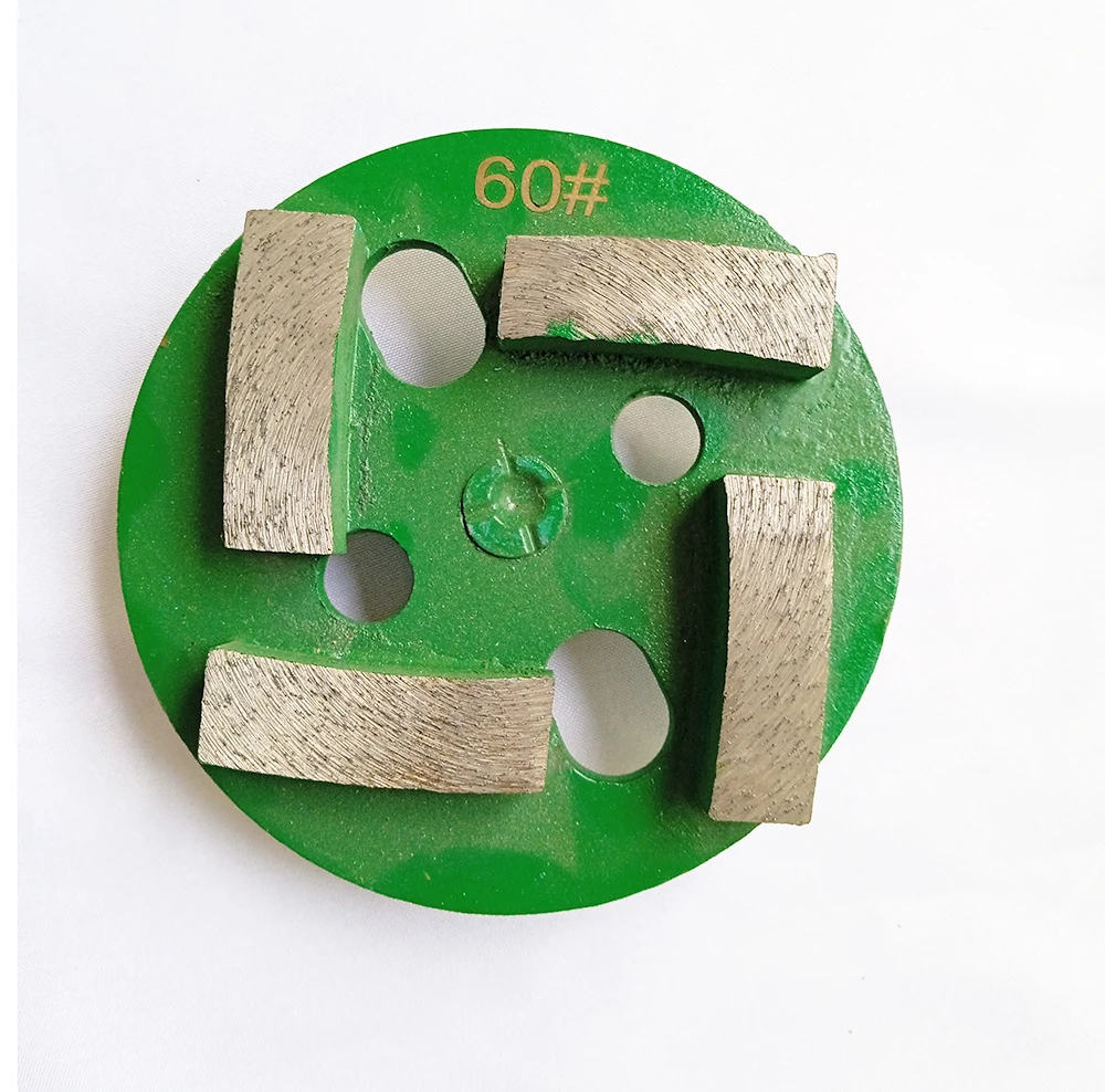 Sintered Diamond Segment Metal Grinding Cup Disc Block Wheel Abrasive Pad For Epoxy Solidified Concrete Stone Floor