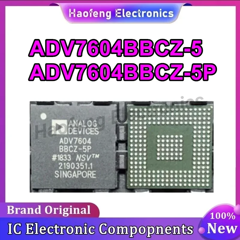 2PCS ADV7604BBCZ-5 ADV7604BBCZ-5P ADV7604 BBCZ-5 ADV7604 BBCZ-5P BGA IC chipset New Original in stock