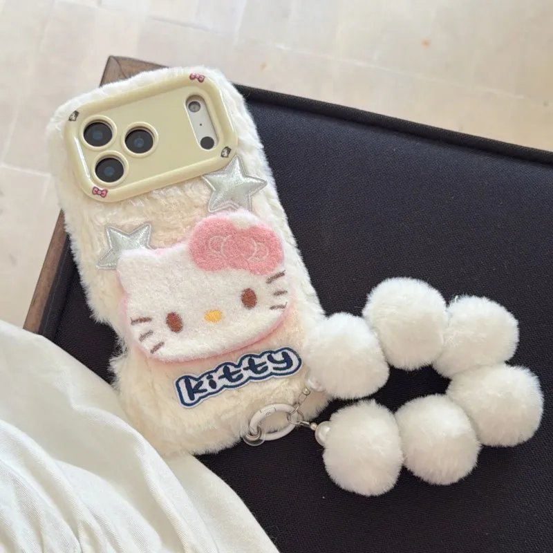 ثلاثية الأبعاد أفخم هول كيتي مع الحبل المحمول لهاتف جالاكسي S25 S24 S23 S22 S21 S20 Plus FE Ultra A14 15 16 54 حافظة فتاة لطيف الكرتون
