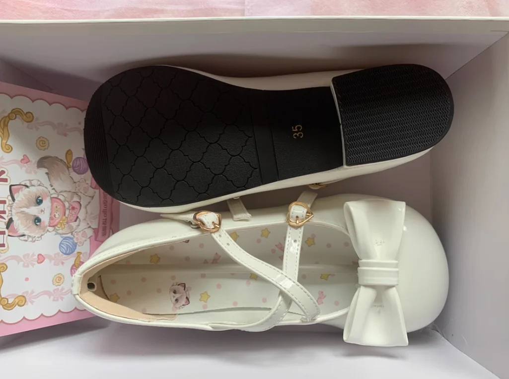 

Spring Autumn Women's Shoes Sweet and Cute Low Heel Pumps Fashion 2025 New Bow Comfortable Versatile Round Toe Loafers