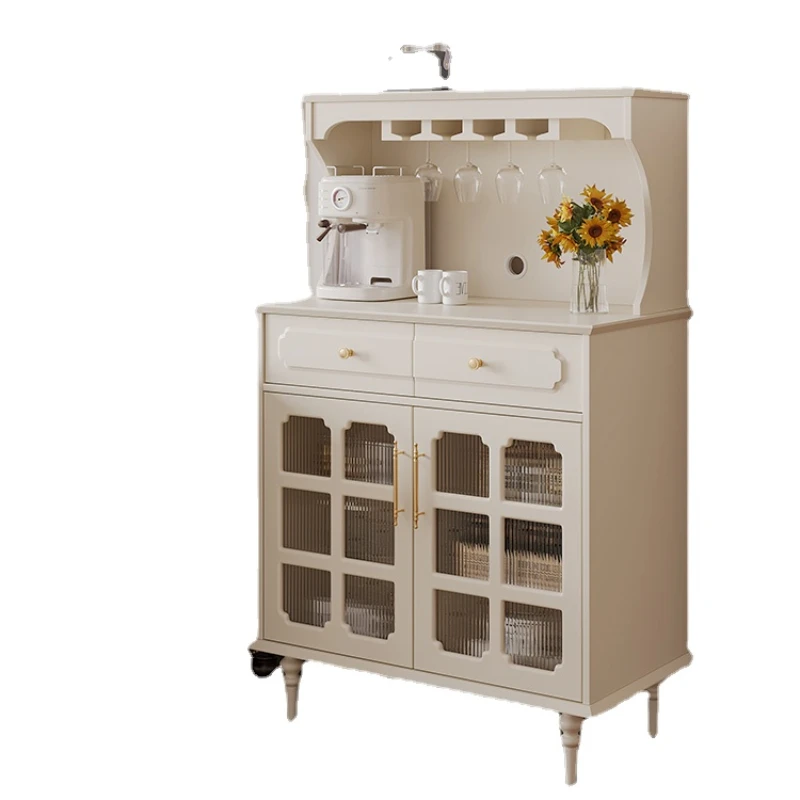 

Pqf Sideboard Cabinet Wall High Cabinet Restaurant Simple Locker Brown Machine Tea Cabinet
