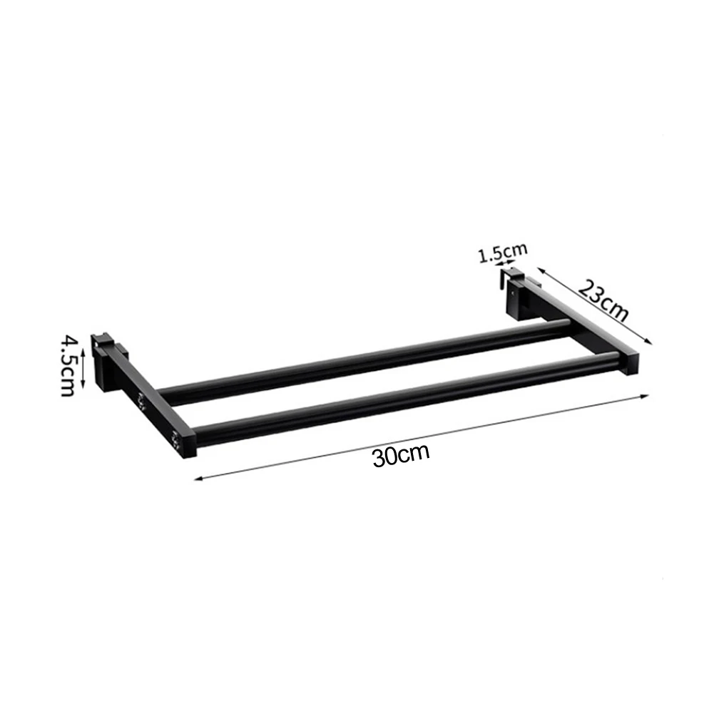 Bathroom Towel Rail Cloth Hanger Storage Bathroom Storage Easy Installation For Bathroom Convenient Bathing Experience