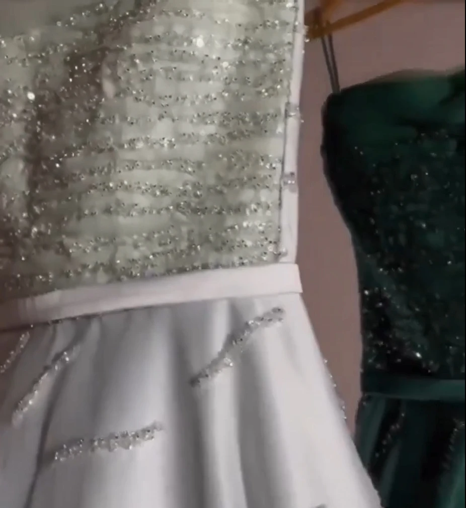 Conto de fadas-vestidos elegantes de baile de sereia verde para mulheres, vestido de noite Dubai, casamento, vestidos de festa árabe