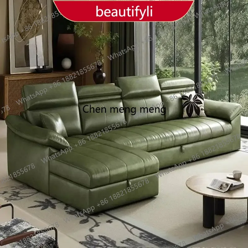 M45 Green Leather Living Room Sofas Vintage Cheap Bubble Dark Living Room Sofas Floor Japanese Woonkamerbanken Furniture Home