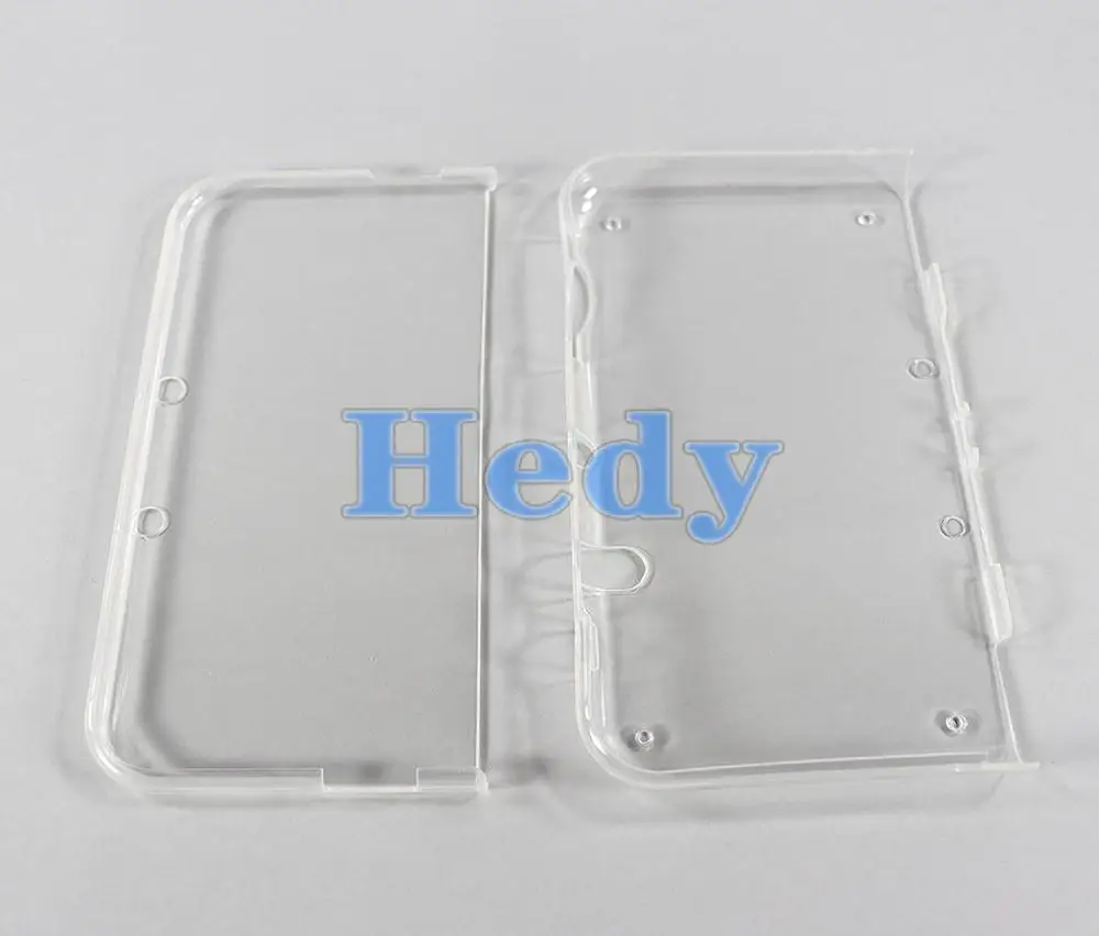 1 комплект для консоли Nintendo New 3DS XL, пластиковый прозрачный кристаллический защитный жесткий чехол из ТПУ, чехол для нового 3DSXL LL