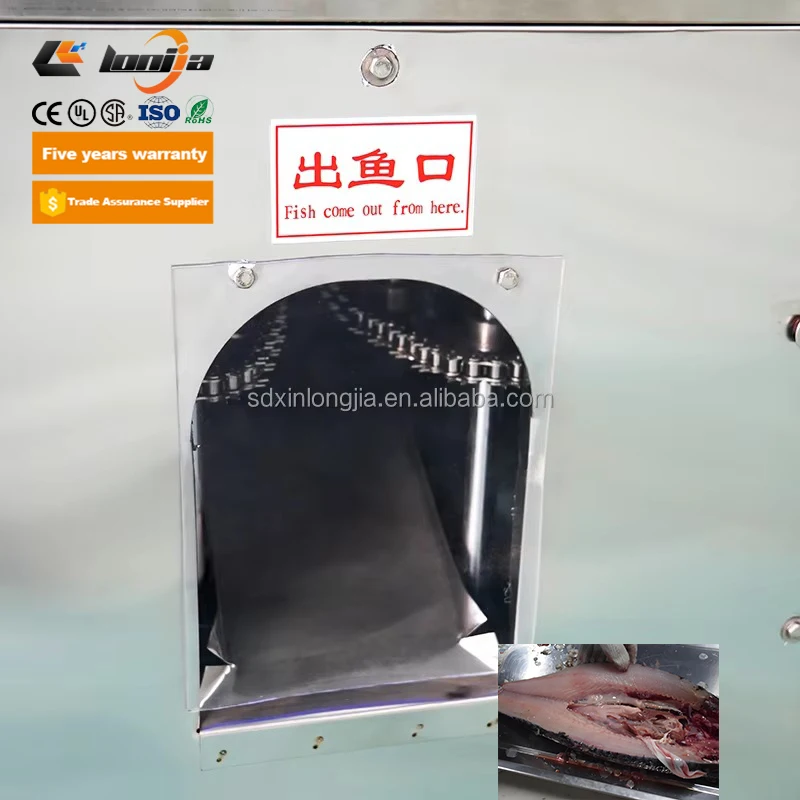 XINLONGJIA Automatic Fish Fillet Processing Production Line Machine Cutter Type For Fish Killing