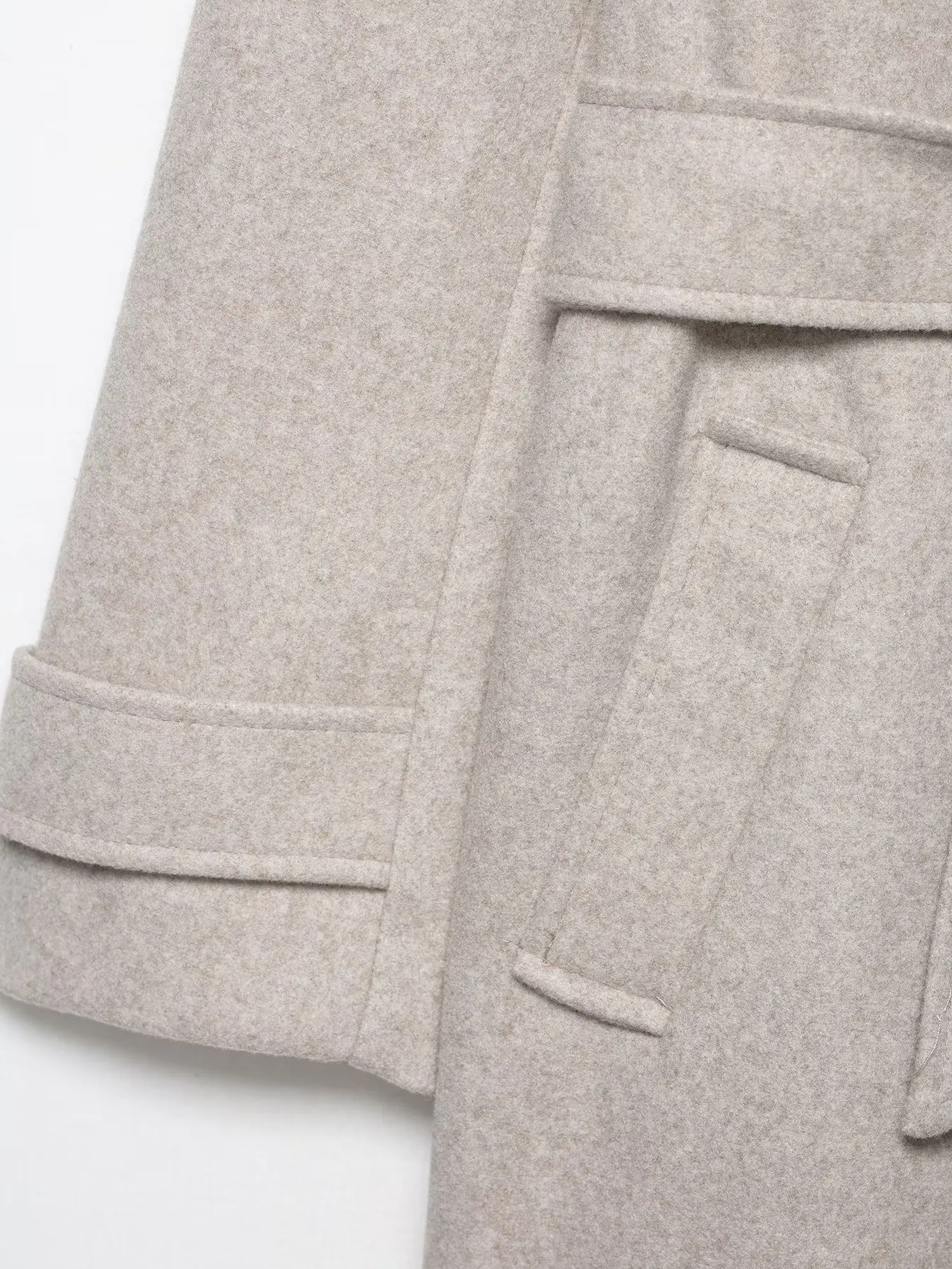 ملابس نسائية جديدة لعام 2025 على الطراز الأوروبي والأمريكي معطف بقلنسوة ناعم بأكمام طويلة ومزاج غير رسمي #5