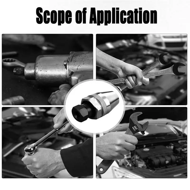N84R Damaged Bolt And Stud Extractor Tool,Bolt Extractor Socket Set, Grips And Removes 1/4-Inch To 1/2-Inch Studs