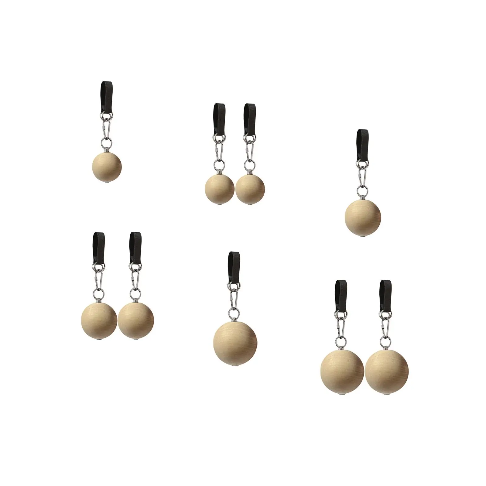 Climbing Ball Hold Grip Climbing Ball Strength Strength with Strap Climbing Wood