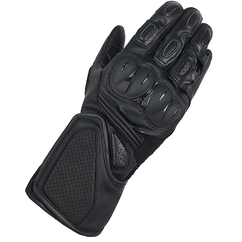 

Black Two-X Gp Pro Sp-8 V3 Motorcycle Leather Long Motorbike Racing Touch Screen Gloves