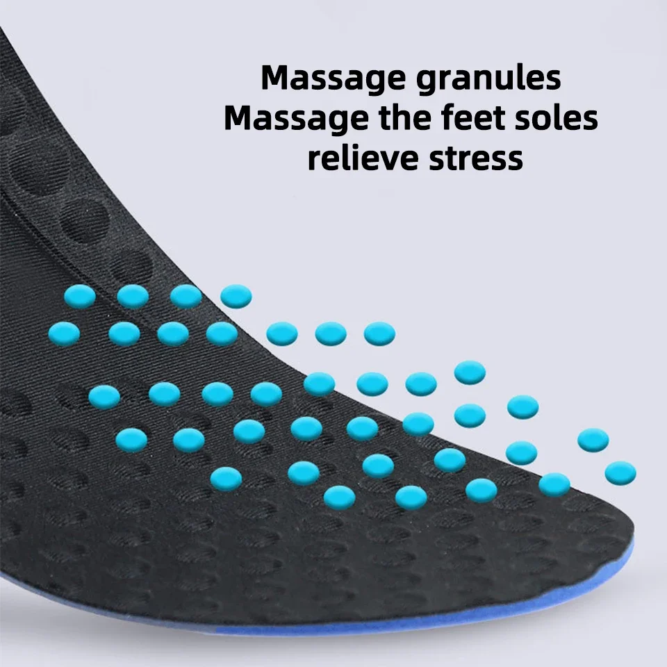 พื้นรองเท้ากีฬาสำหรับ Insole Memory Foam รองเท้าพื้นในรองเท้าระบายอากาศได้ดีพื้นในรองเท้าสำหรับวิ่งพื้นในรองเท้าสำหรับผู้ชายผู้หญิงออร์โทพีดิกส์