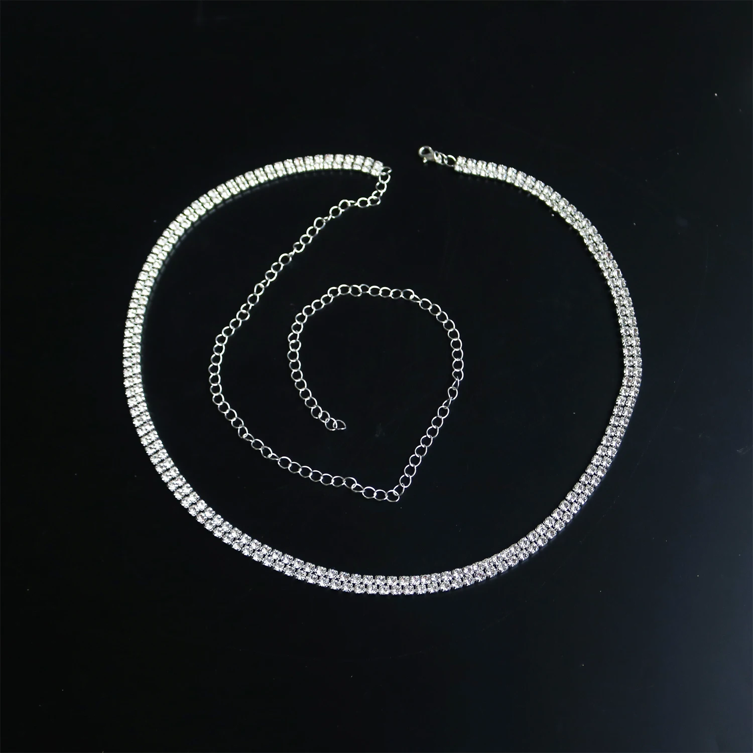 1ps Simple Shiny Body Chain Waist Chain Jewelry Women's Nightclub Party Sexy Dance Skirt Wear Matching Accessories view 5
