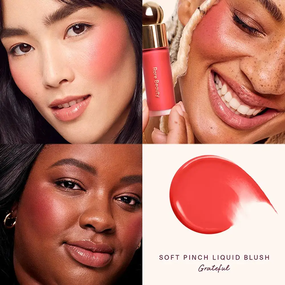 ماتي غرامة لامع أحمر الخدود السائل الطبيعي الخد تينت سطع الوجه الوجه الكنتوري تمييز ماتي غرامة لامع أحمر الخدود السائل #3