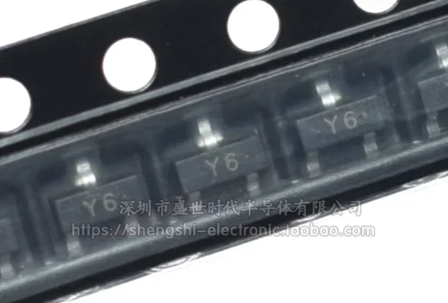20PCS BZX84C18 SOT23 BZX84-C18 SOT-23 regulator 18V Y6 Zener diode Y6