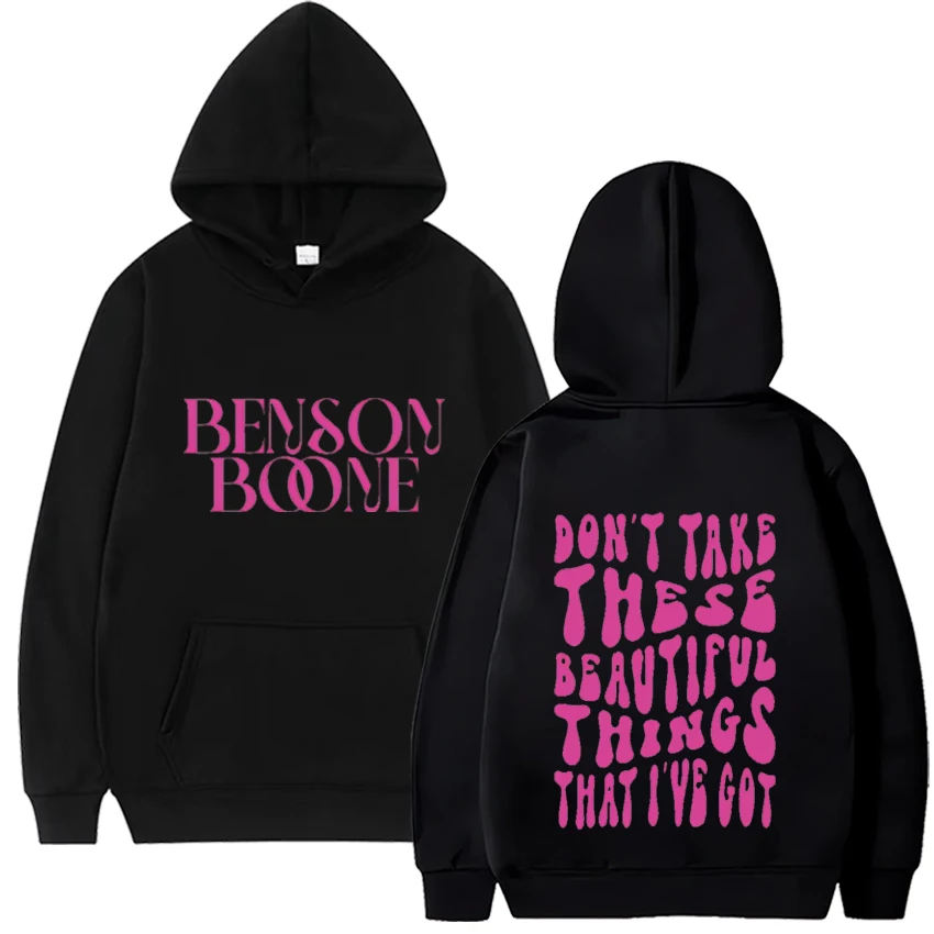 

Benson Boone Merch Don't Take These Beautiful Things That I've Got Hoodies Men Women Autumn Winter Sweatshirt Hoody Streetwear