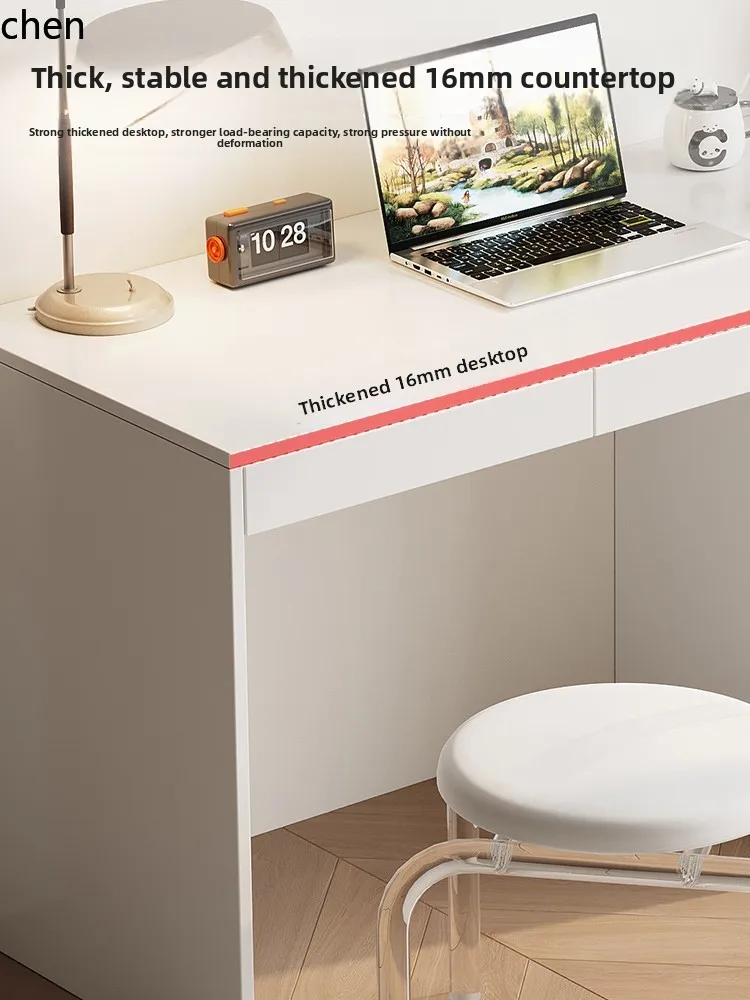 DSA wood computer desk, chest, household integrated Italian minimalist desk, modern bedroom with drawers, study table, desk
