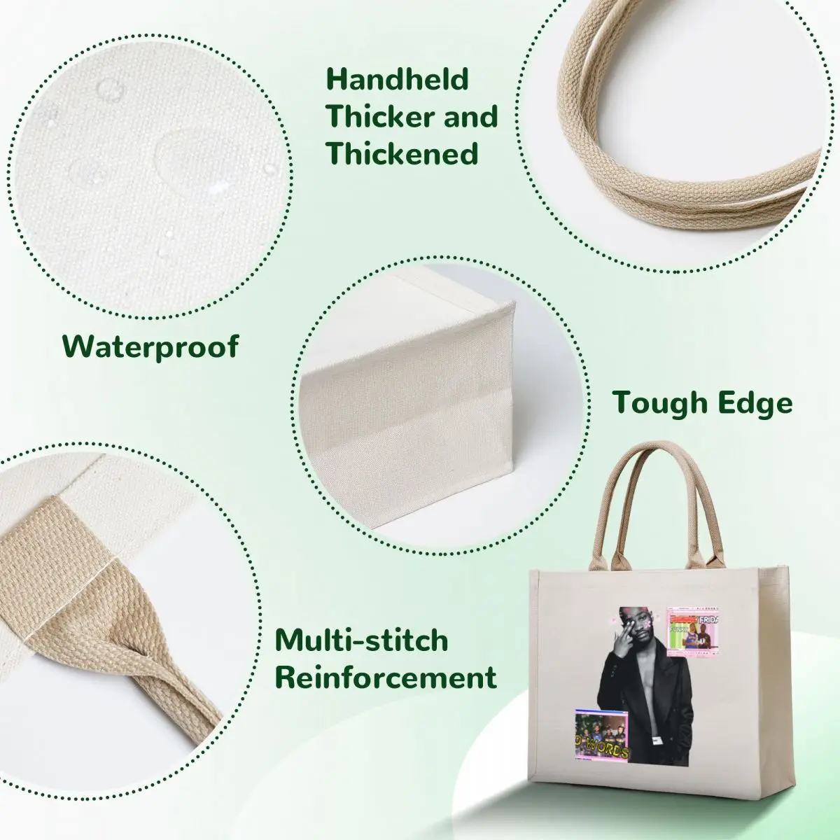 Santan Dave edit Tote Bag Women bags hand bag Handbags women