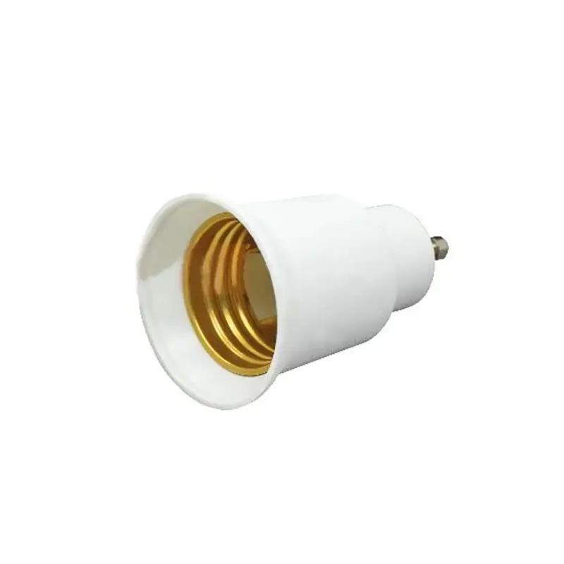 GU10 to E27Adapter - 2 Pin (GU10) Base to Medium Screw(E27) Base Lamp Socket Converter, LED Lighting Adapter Bulb Holder