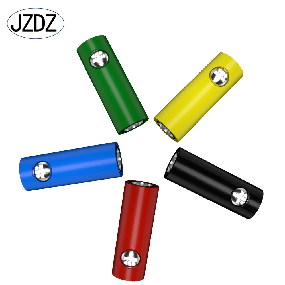 JZDZ 10pcs 4mm Banana Plug Female Banana Socket Test Plug Terminal Electrical Connector 10050