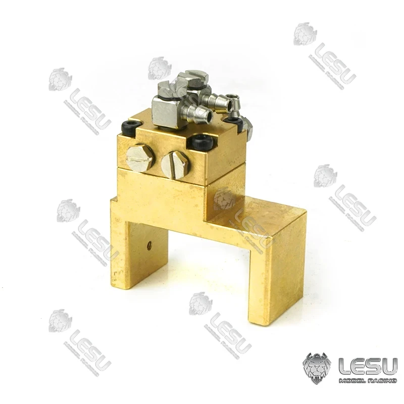 LESU RC 1-7 Channel Hydraulic Scale Model Reversing Valve For RC Excavator Wheel Loader Dump Truck Accessories Parts Y-1537