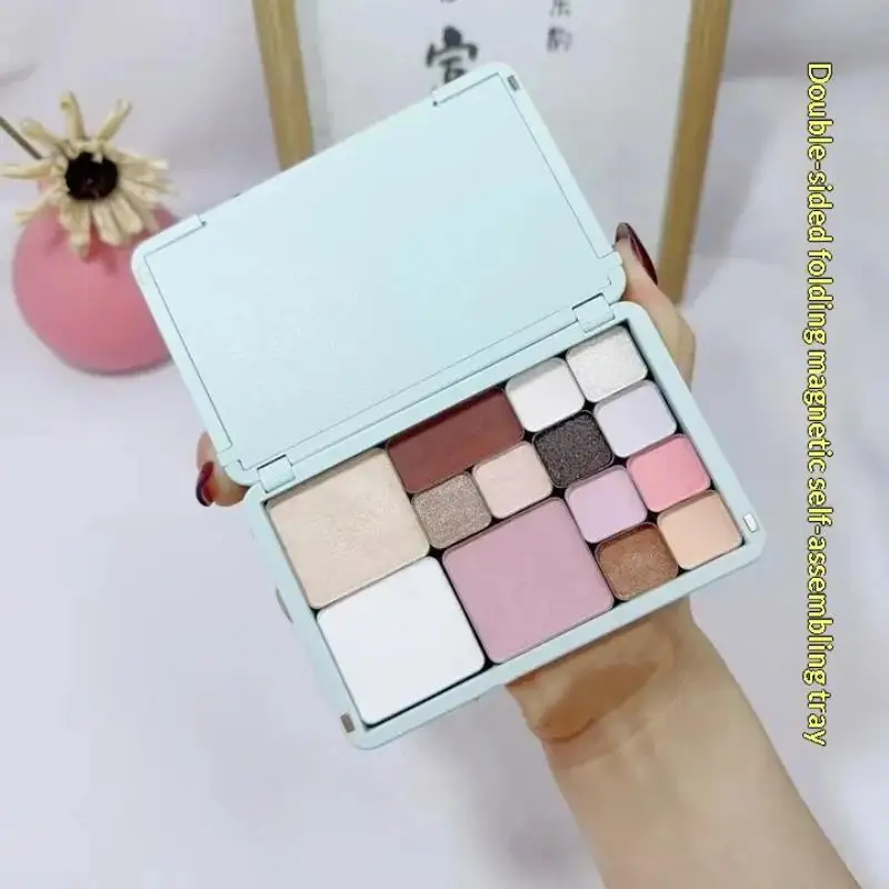 Foldable Watercolor Pigment Box Sealed Design 1Pcs Portable Art Tool for Students DIY Graffiti Outdoor Painting