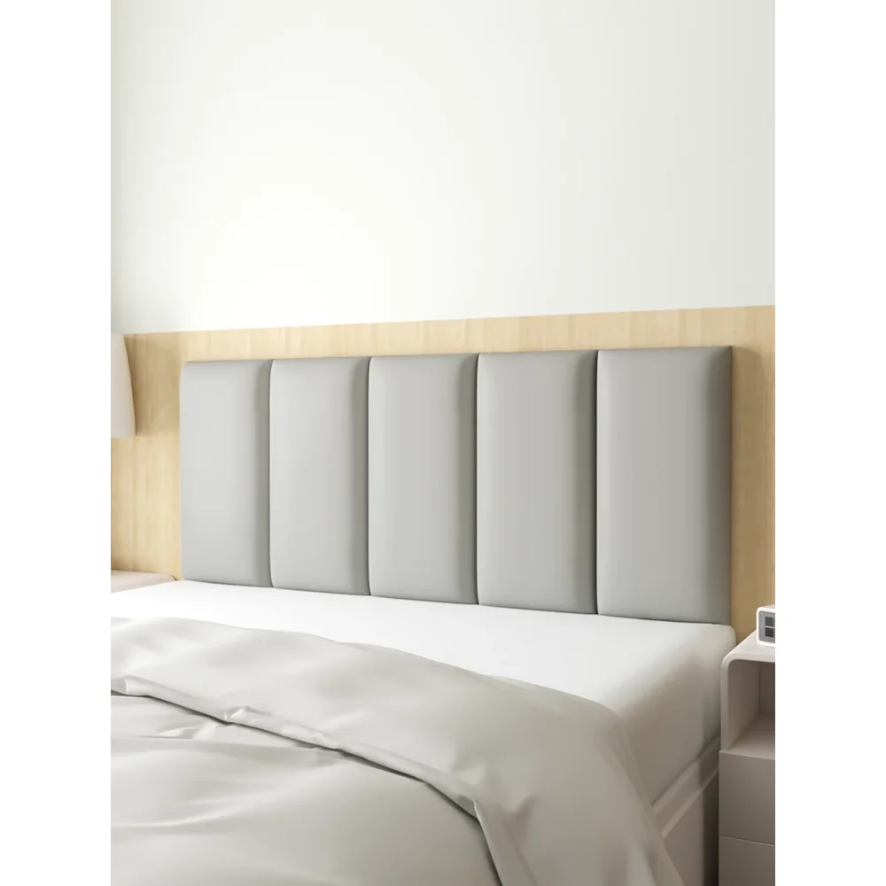 

Customized Headboards Hotel Bedside Soft Bag Backrest Tatami Wall Fence Anti-collision Cushion Wall Panel Bedroom Furniture