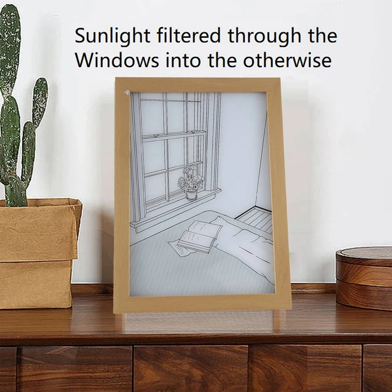 Lampada da comodino USB Lampada artistica Decorazioni per la casa Sole Pittura Luce notturna Compleanno 32X22 cm