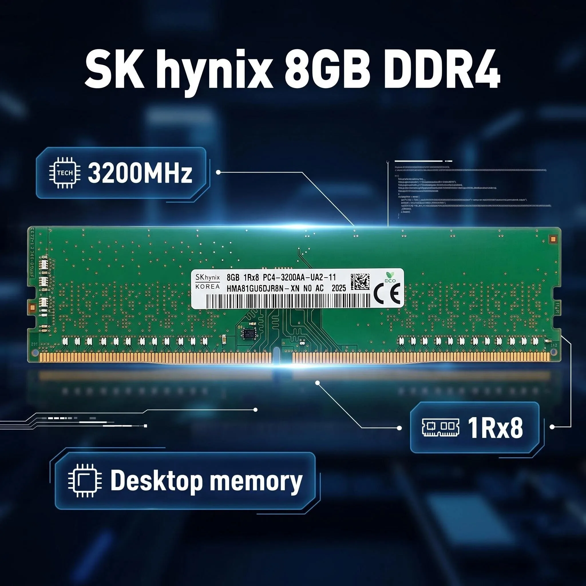 Sk hynix 8gb 1rx8 pc4 3200aa-AliExpress