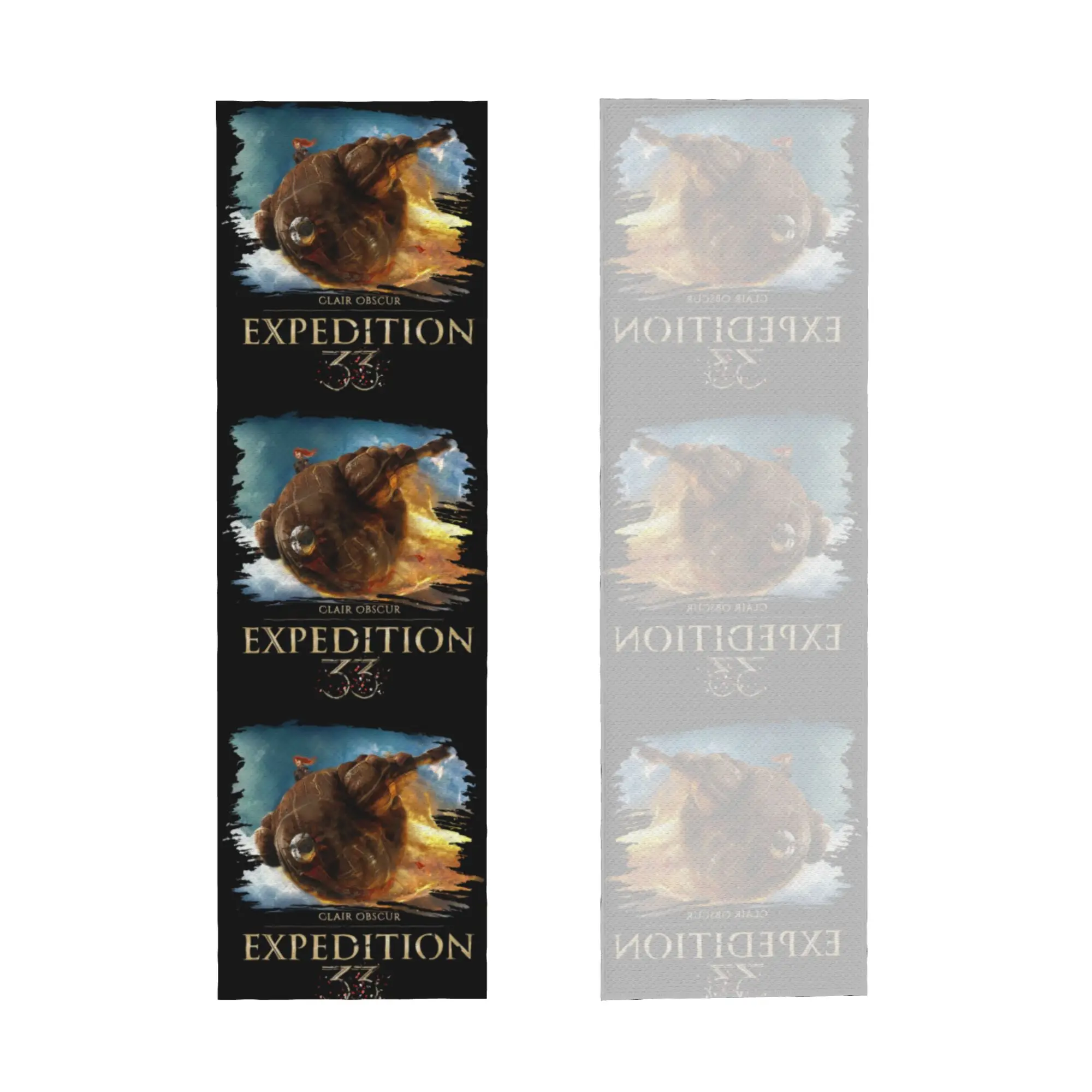 Video Game Clair Obscur Expedition 33 Cold Exercise Towel Face Towel Quick Drying  Bath Breathable Cold Towel