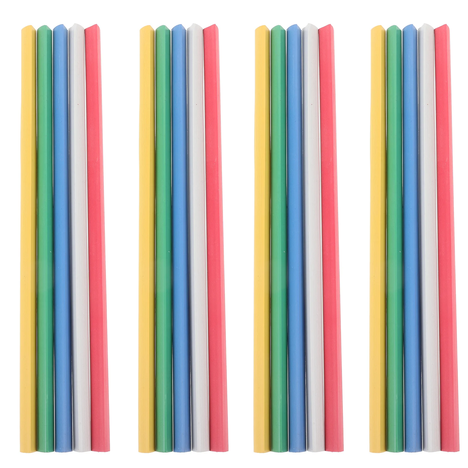 30 قطعة المجلدات الشريحة ملزمة القضبان للأغطية مجلد ملفات بلاستيكي ملون المنظم شريط منزلق وثيقة الموثق كليب #3