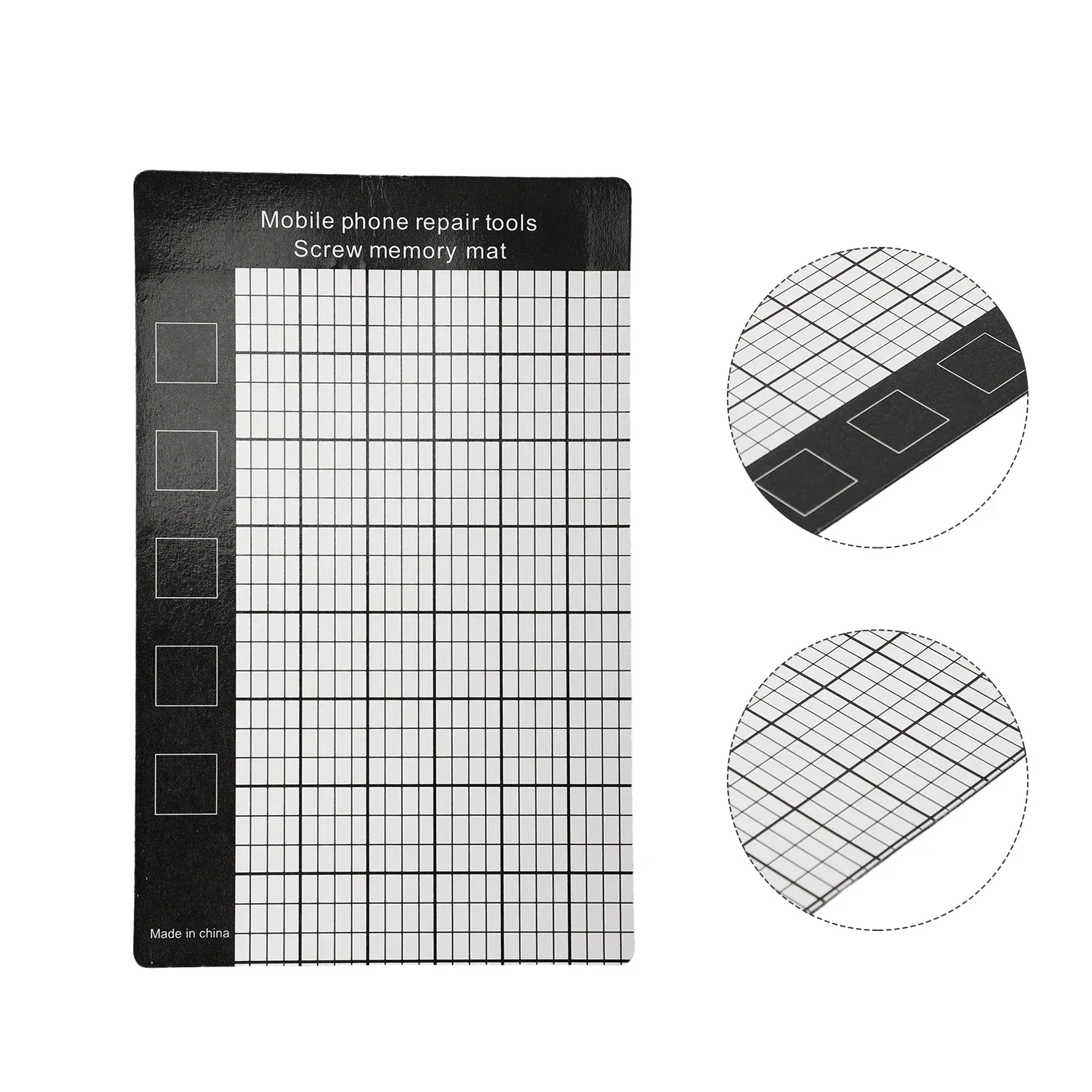 Tappetino magnetico da 145x90mm tappetino di memoria di lavoro strumenti di riparazione del telefono cellulare tappetino magnetico per viti tappetino da lavoro per grafici di piccole dimensioni