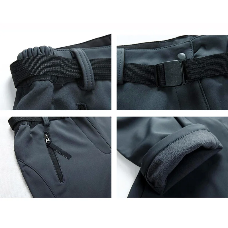 Traje de senderismo al aire libre para mujer, impermeable, a prueba de viento, chaqueta térmica gruesa con capucha, pantalones, conjunto de viaje,