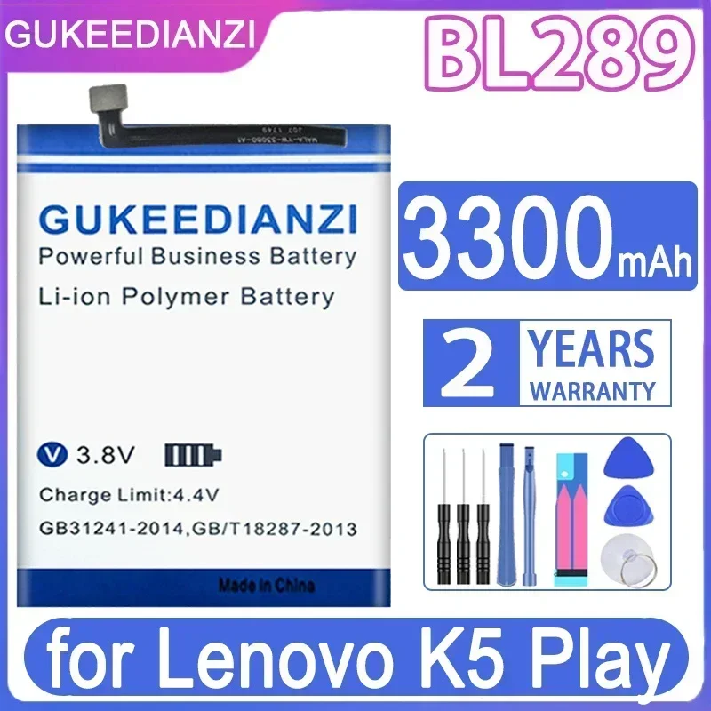 Battery BL267 BL273 3300/5750mAh For Lenovo Vibe K6/K320T/K6 Note/Dual/DIM/Z5s L78071/K5 Play/Z5 L78011 L78012/K5S L38031 BL299