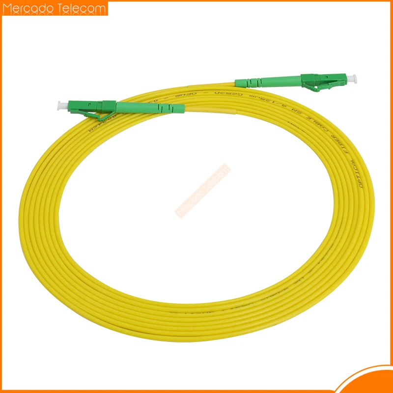 10 Stks/zak Lc Apc Single Mode Glasvezel Patch Kabel Lc Lc Sm 3.0Mm 9/125um Ftth Fiber Patch Cord Optische Vezel Jumper 1M 3M 5M