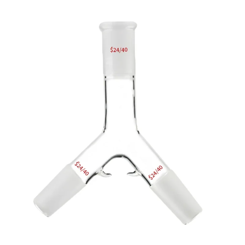 1PCS Inverted Y-type joint oxygen-free and water-free operation of chemical glass instruments