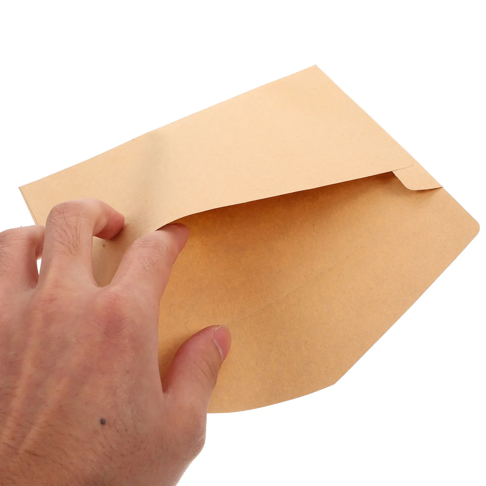 1 set 1 Set Blessing Card Envelope Shell Invitation Envelopes Gift Supplies Kraft Simple Style Solid Color Letter