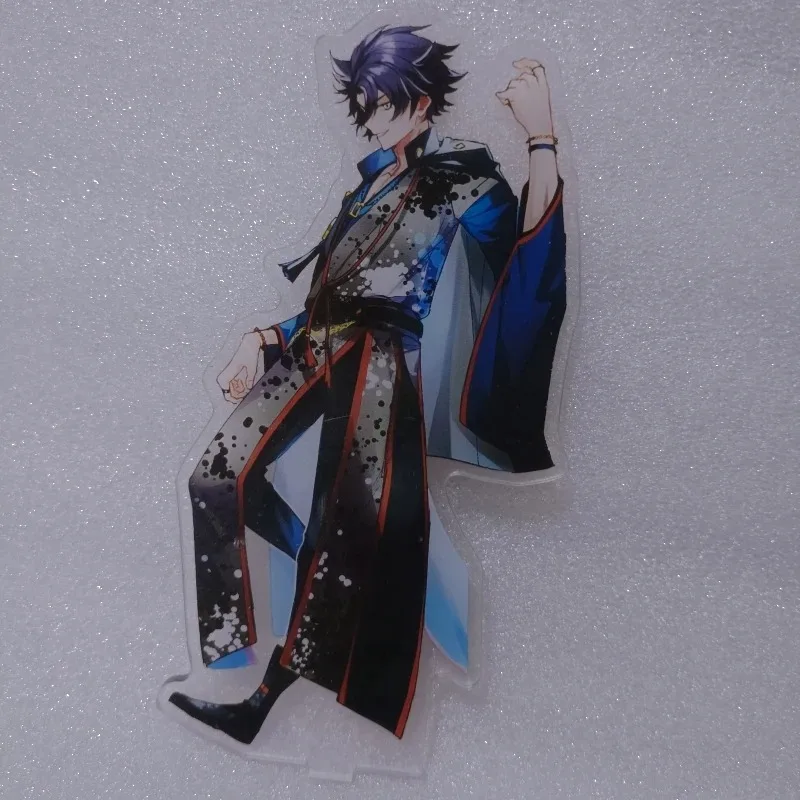 Original Game Genshin Impact Wriothesley Cartoon Q Version Acrylic Stand Figure Model Plate Desktop Decor Cosplay Gifts