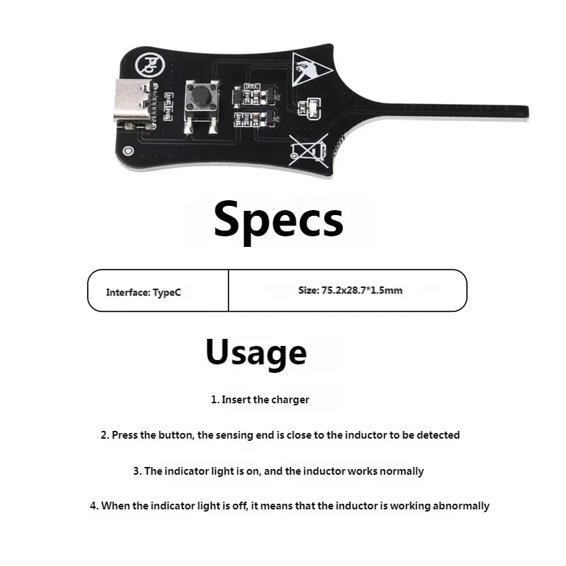 Inductance Tester for Mobile Phone Maintenance High Precision Motherboard Faults Detection Electromagnetic Induction Meter