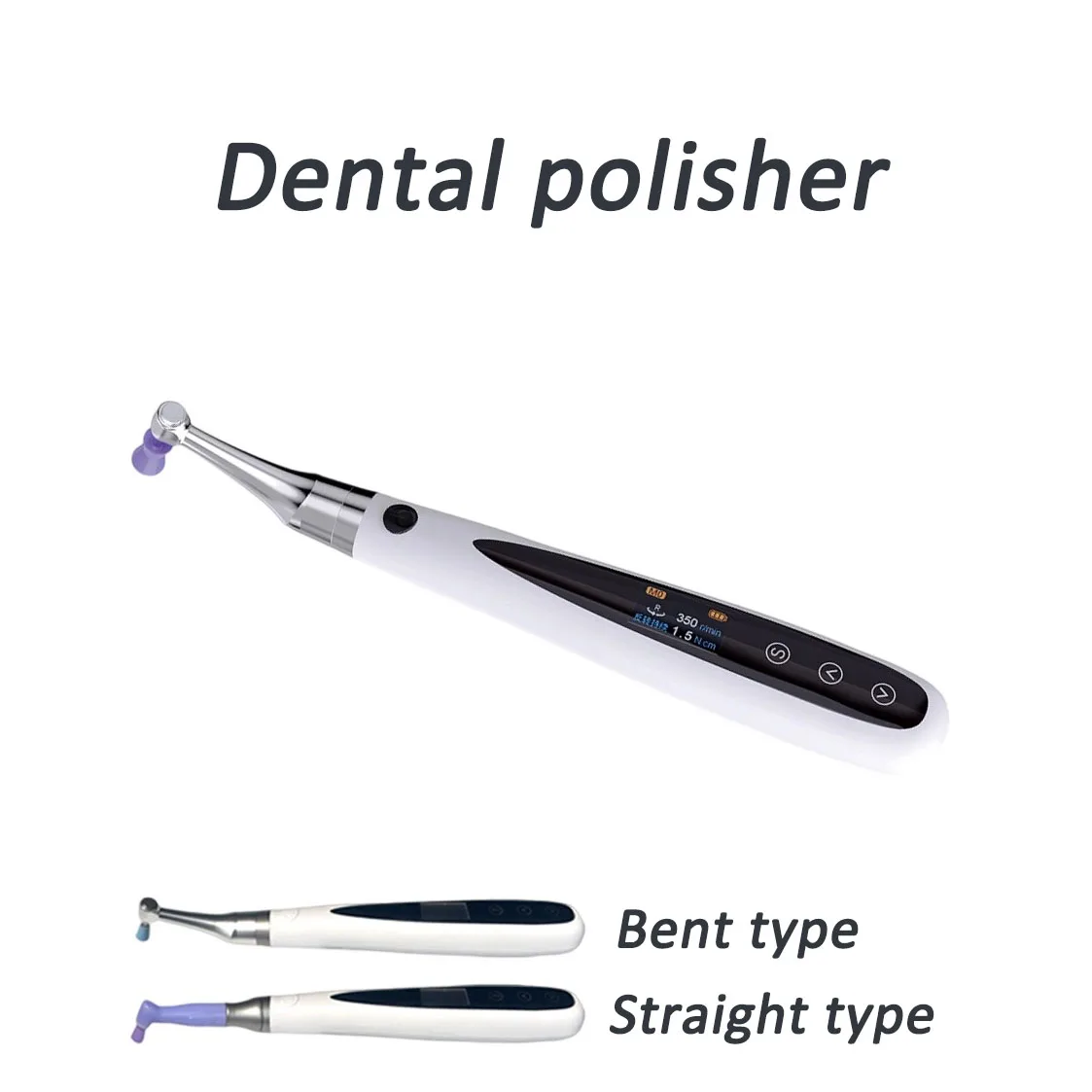 Professional Compact Lightweight Polisher Wireless Electric Handpiece for Low Noise Cleaning Filling Teeth Equipment