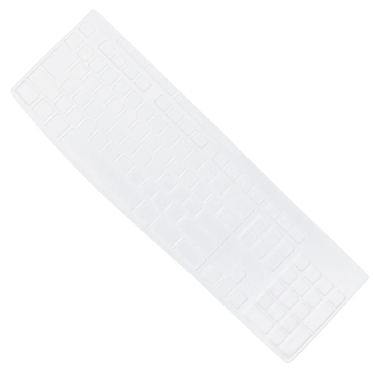 1pc Pellicola protettiva per tastiera portatile Pellicola trasparente antipolvere resistente alle fuoriuscite d'acqua Accessorio durevole Pellicola di copertura per tastiera regalo