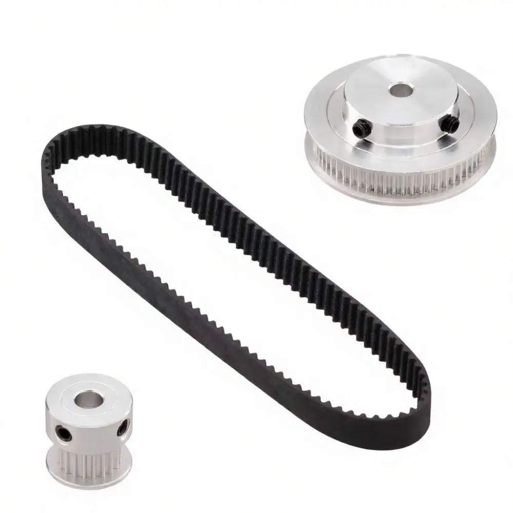 2GT Synchronous Gear Wheel Aluminum Transmission Component For 6mm Belt DIY Machine Gear Parts High Quality Stable Operation