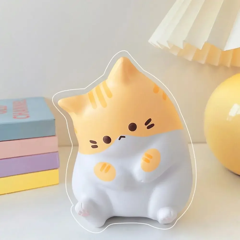 Kawaii Cartoon Cat Squeeze Toys Slow Rebound Decompression Doll Stress Release Cute Plushie Release Anxiety Toy