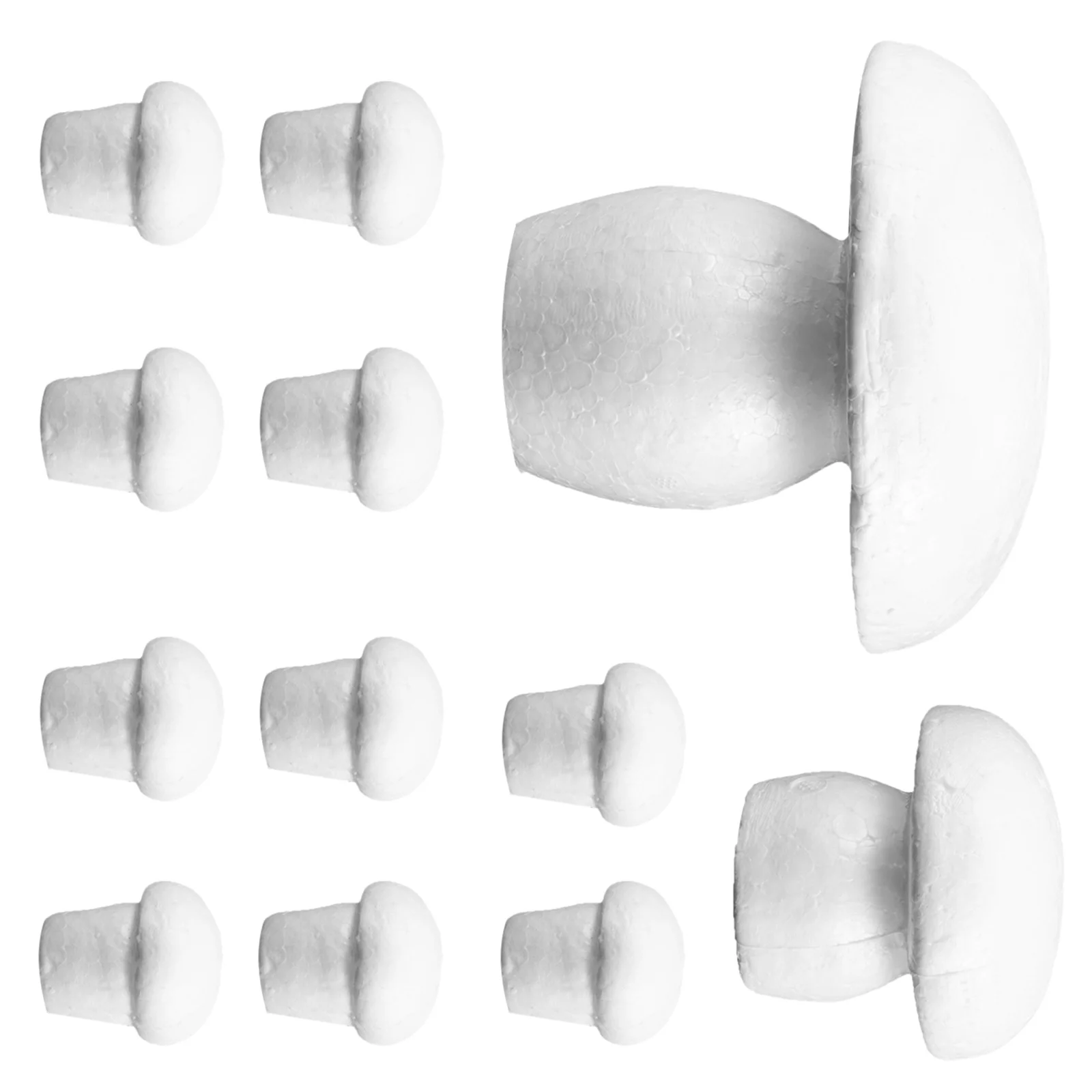 12 stuks DIY paddenstoeldecoraties ambachtelijke schuimpaddestoelmodellen voor kinderen creatieve graffiti kunst onafgewerkte ornamenten voor minituin