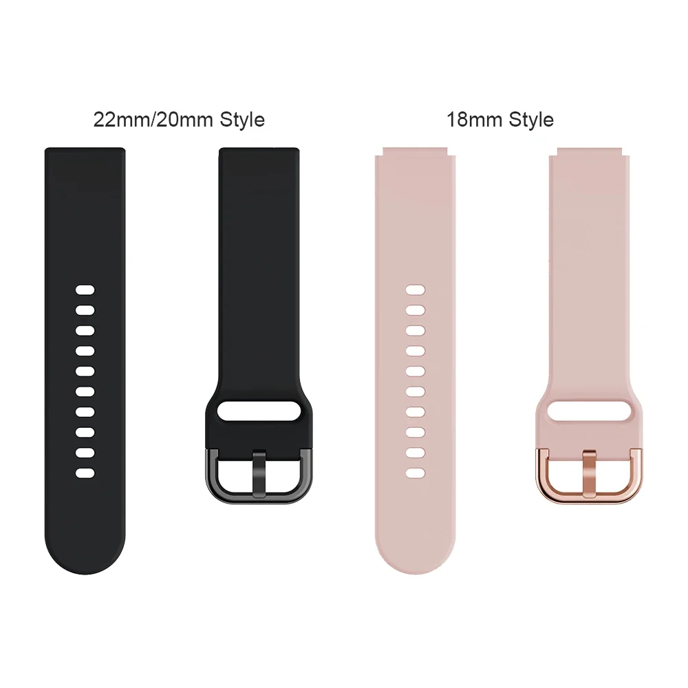 18mm 20mm Silicone Sport Strap For Nokia Withings STEEL HR 36MM 40MM HR Sport Quick Release Replacement Watch Bracelet Correa