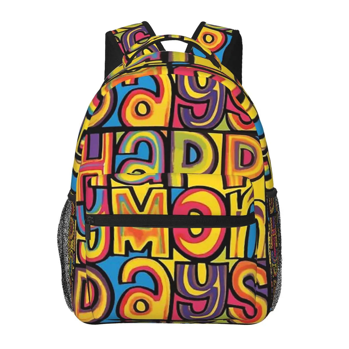 

Рюкзаки Happy Mondays для мальчиков и девочек, сумка для книг, школьные сумки для студентов, детский рюкзак с героями мультфильмов, сумка на плечо большой вместимости