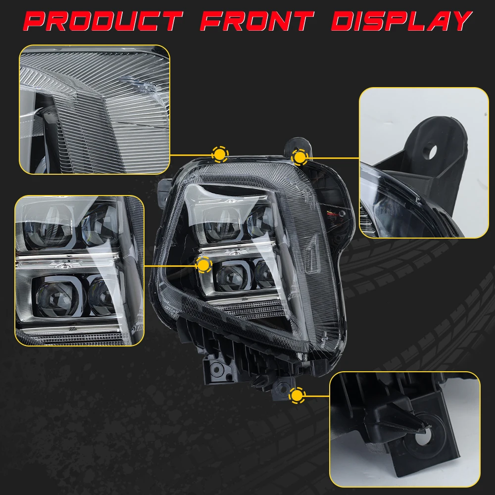 LED Front bumper headlights for Hyundai Tucson NX4 2021 2022 2023 headlight headlamps Projector fog lights DRL CAR acceesories