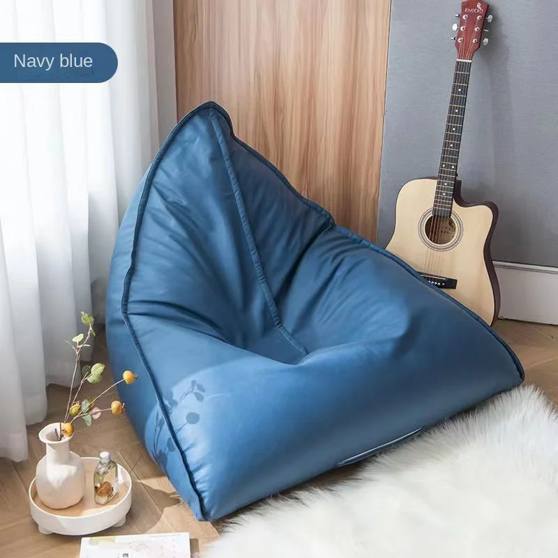 Casual Triangle Design Technology Fabric Be Used As Bean Bag Sofa Single Bedroom Balcony Can Be Unpacked Washed Lazy Sofa Chair