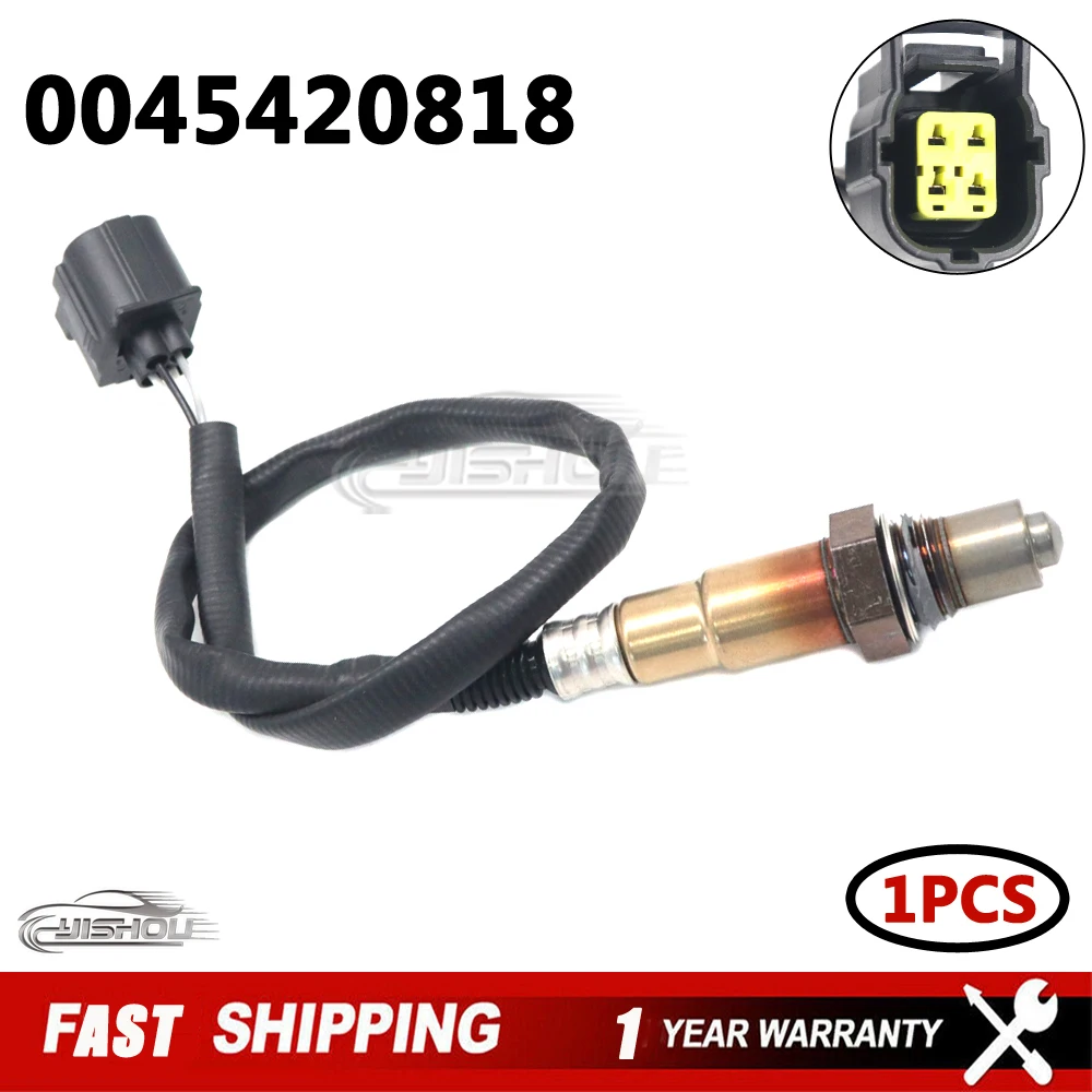 Car Lambda Oxygen O2 Sensor 0045420818 Fits For Mercedes-Benz C230 C280 C300 C350 C63 AMG CLK350 CLK550 CLK63 AMG 0258006747