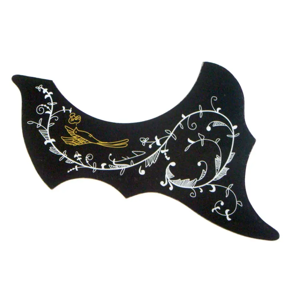 Left Handed Folk Guitar Pickguard Scratch Plate PVC Durable Guitar Accessories for 41 Inch Acoustic Playing Replacement