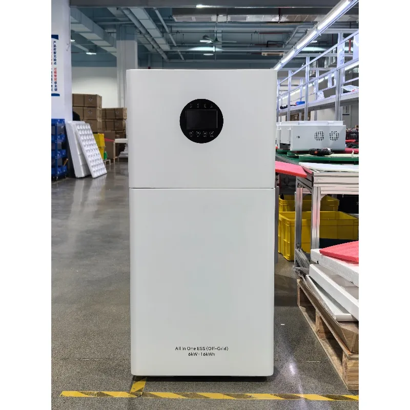 6kW 16kWh 51.2V LiFePO4 All In One Hybrid Solar Inverter Battery ESS MPPT On Off Grid Wall Mounted Home 12000 Cycles CAN Bus OEM